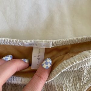 Made by dawn white bikini bottom cheeky